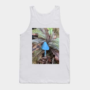 Blue  mushroom Tank Top